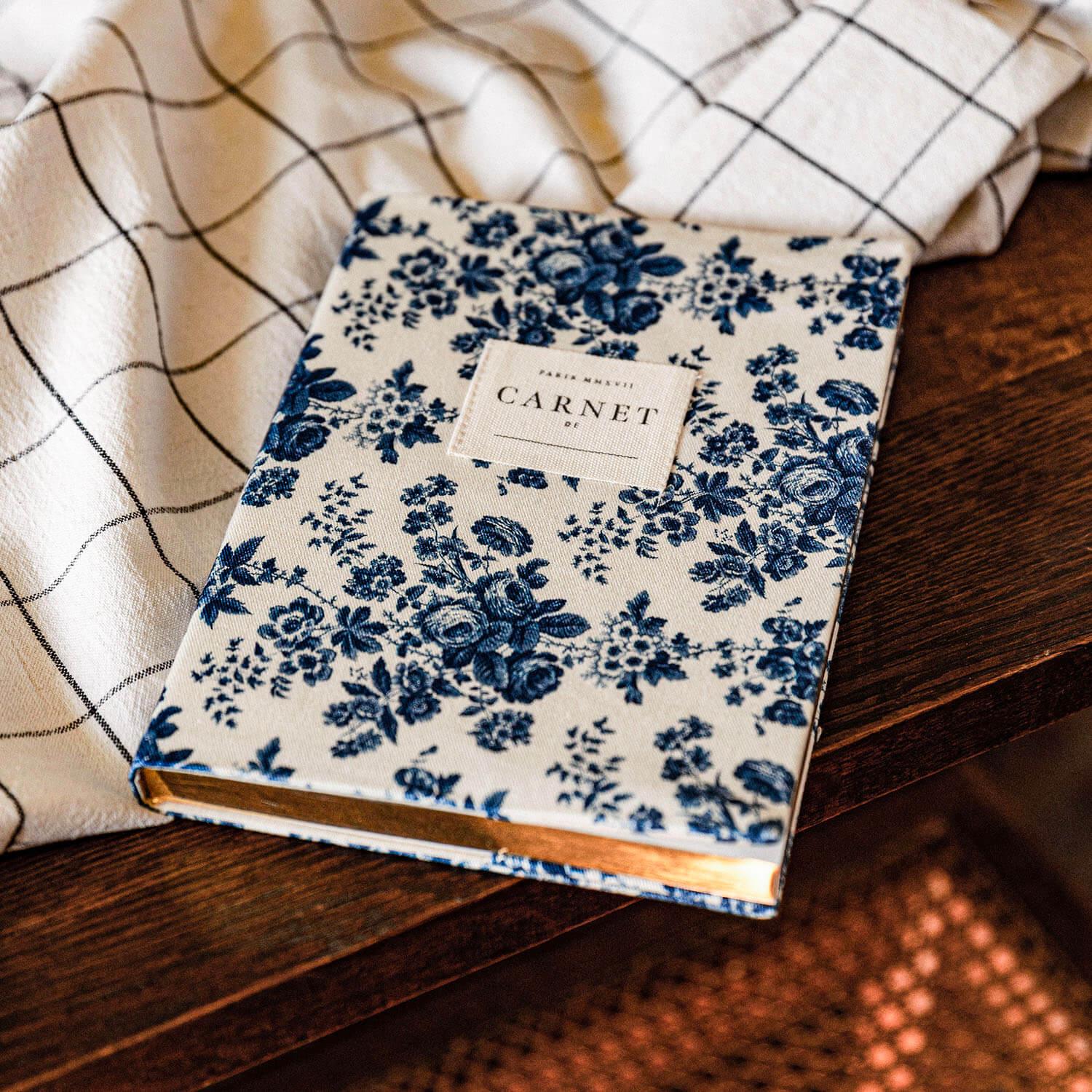 Carnet de notes Fleur bleue - Image 4