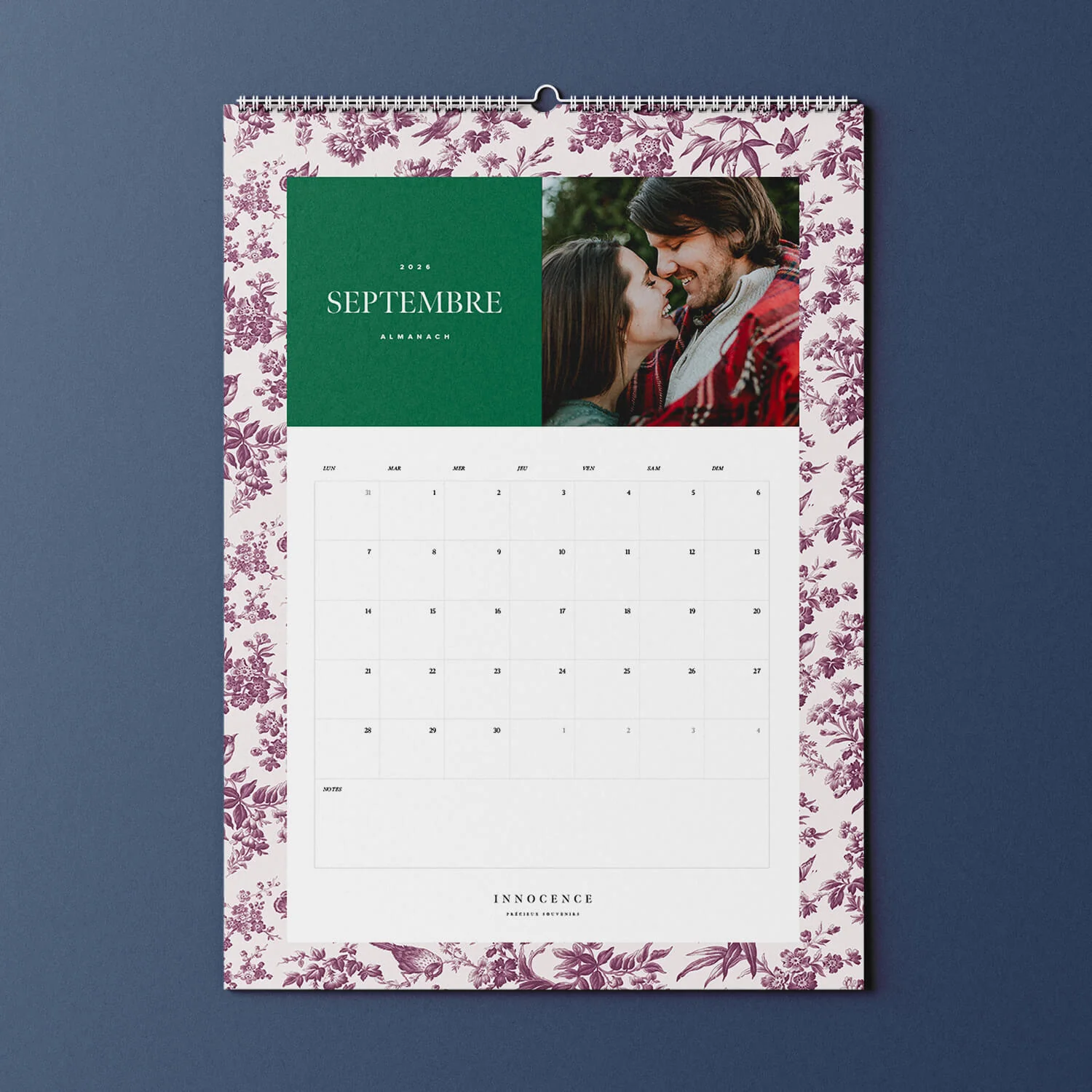 Calendrier photo A3 fleuri 2026 - Image 4