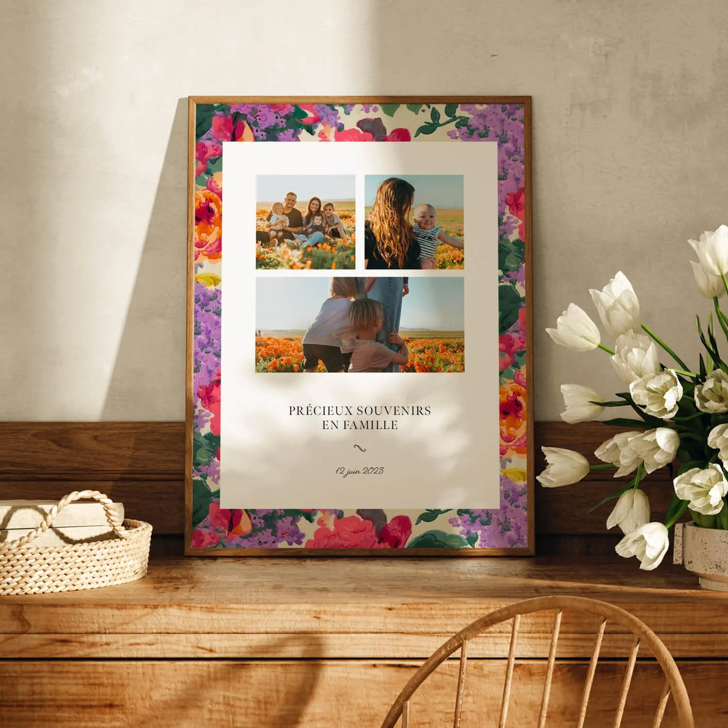Affiche photo avec poème floral - Image 2