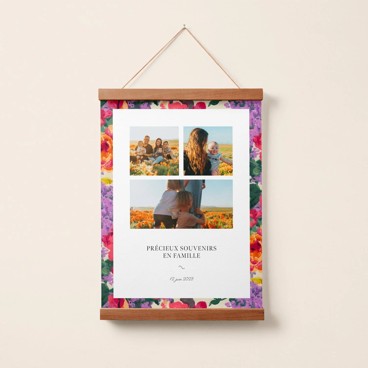 Affiche photo avec poème floral - Image 3