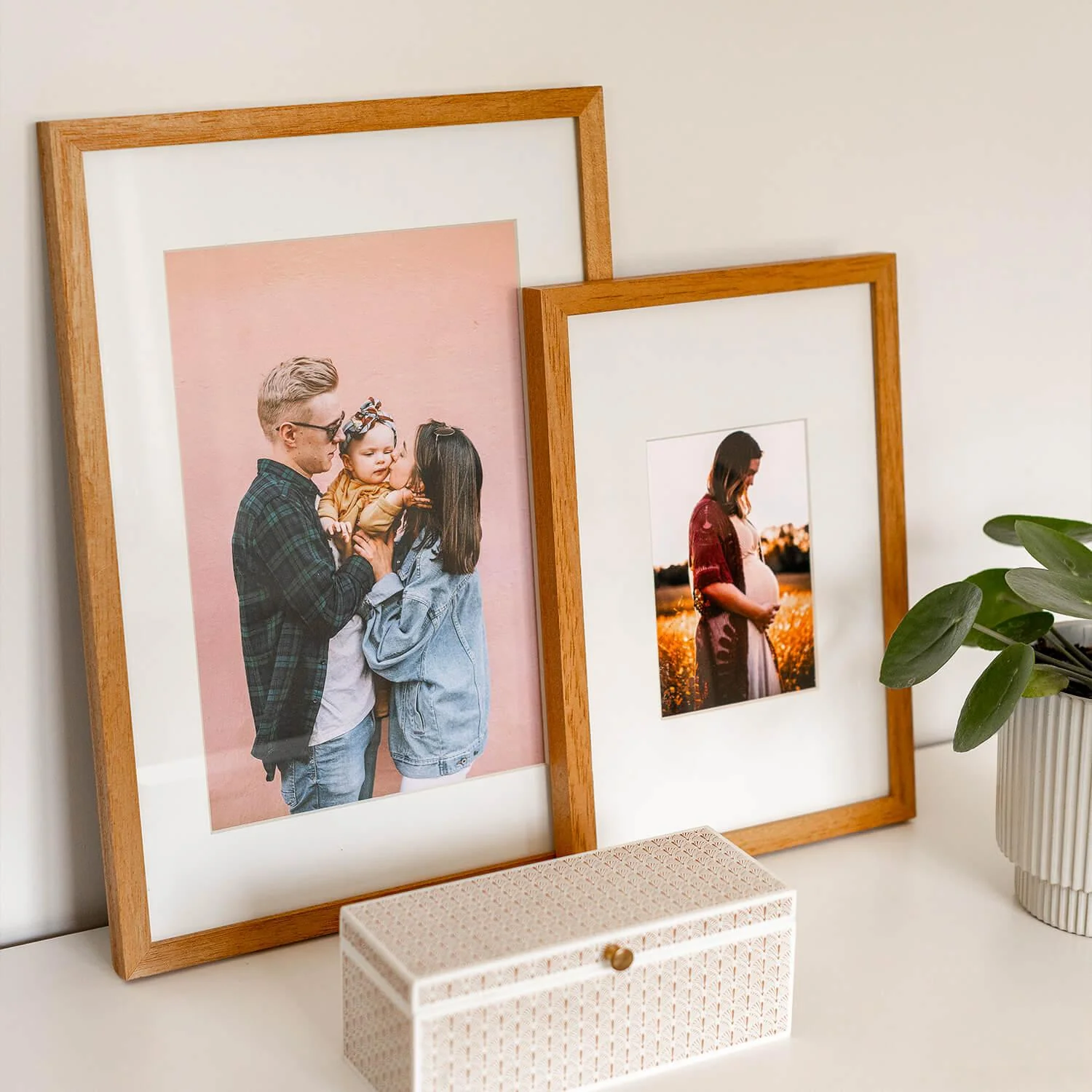 Tirage photo encadrée