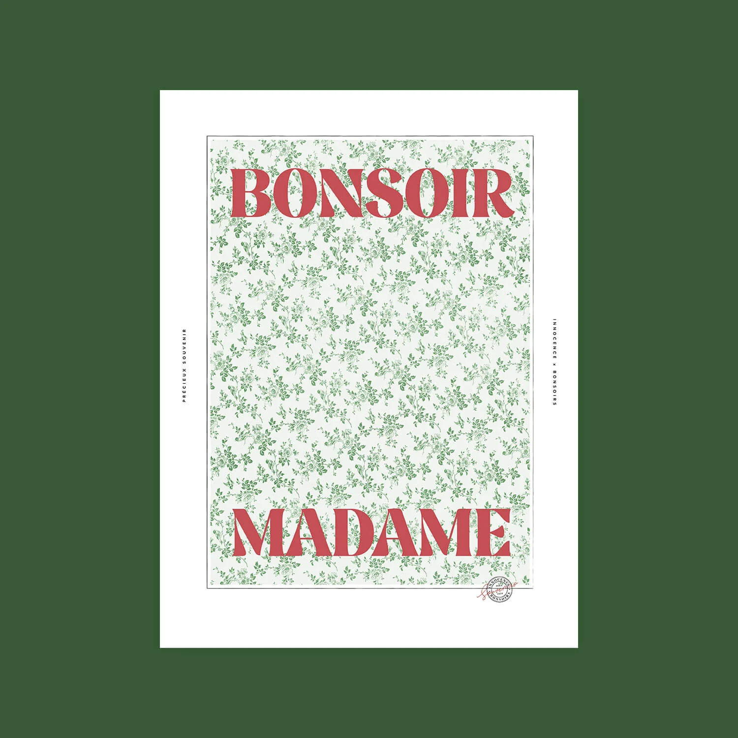 Affiche "Bonsoir Madame" - Image 3