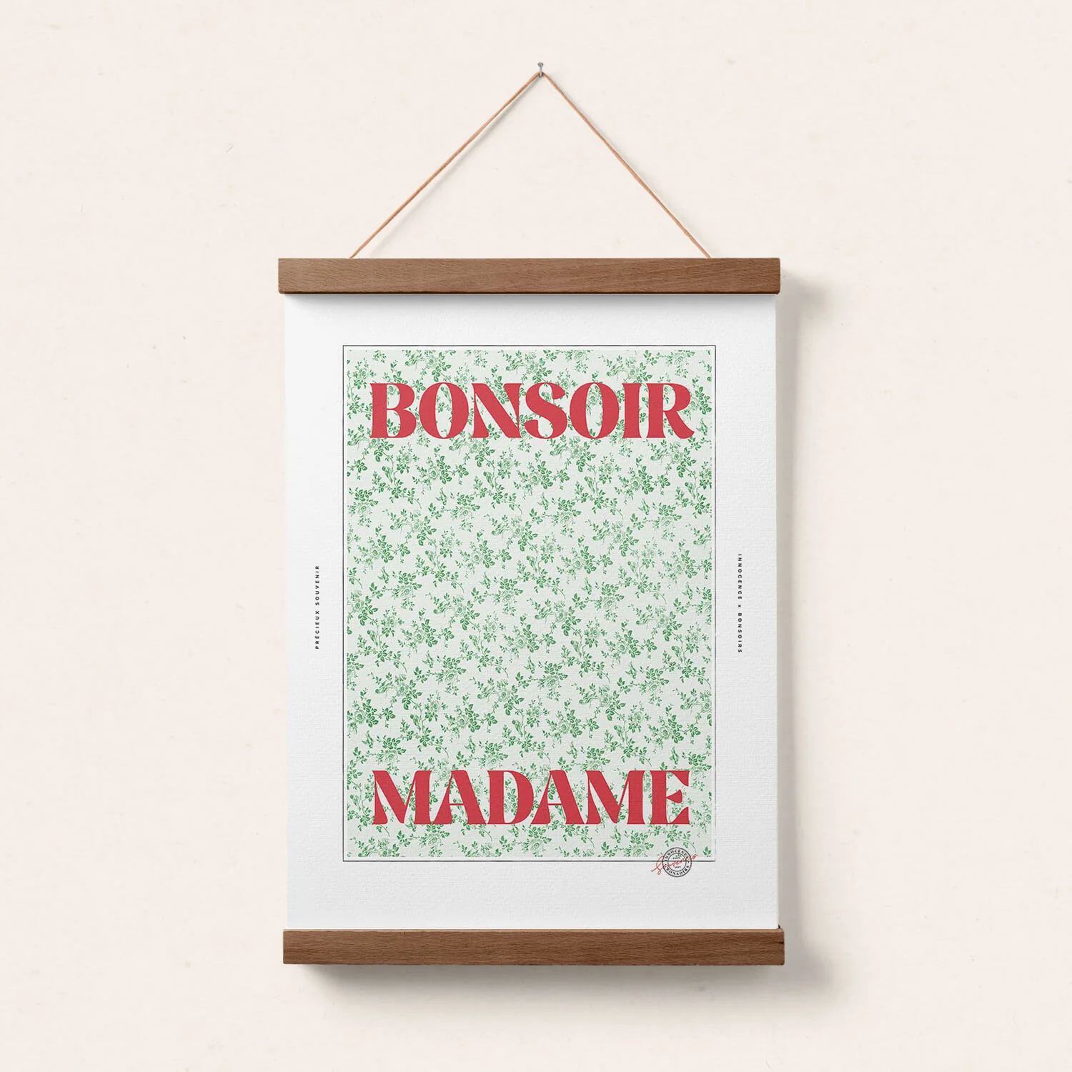 Affiche "Bonsoir Madame" - Image 4