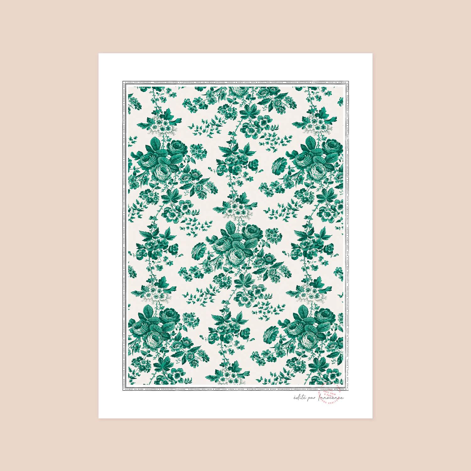 Affiche Fleur Verte - Image 4