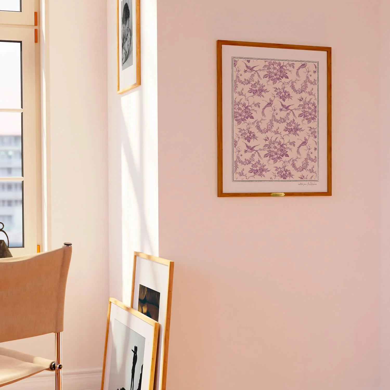 Affiche Plume Mauve - Image 3