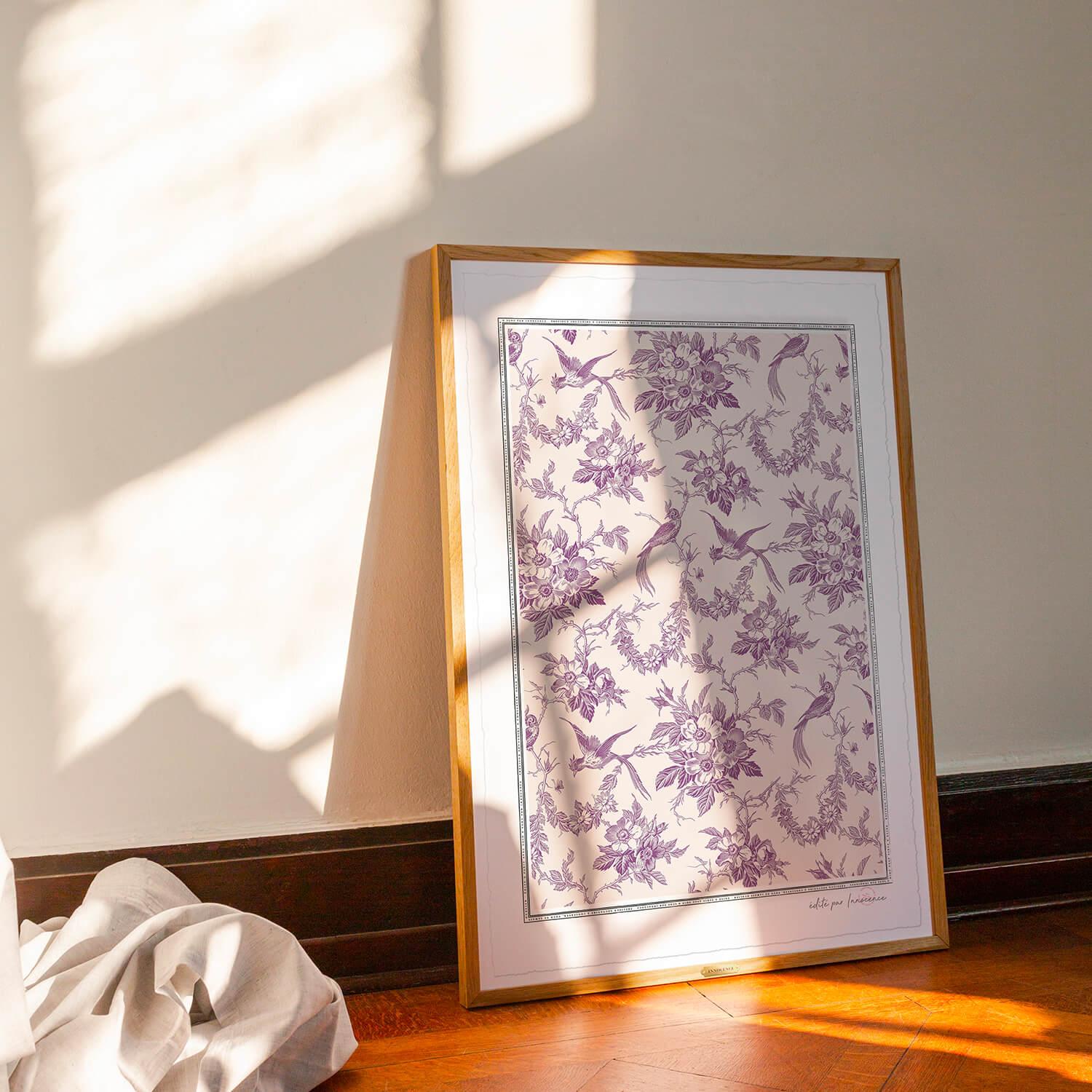 Affiche Plume Mauve - Image 7