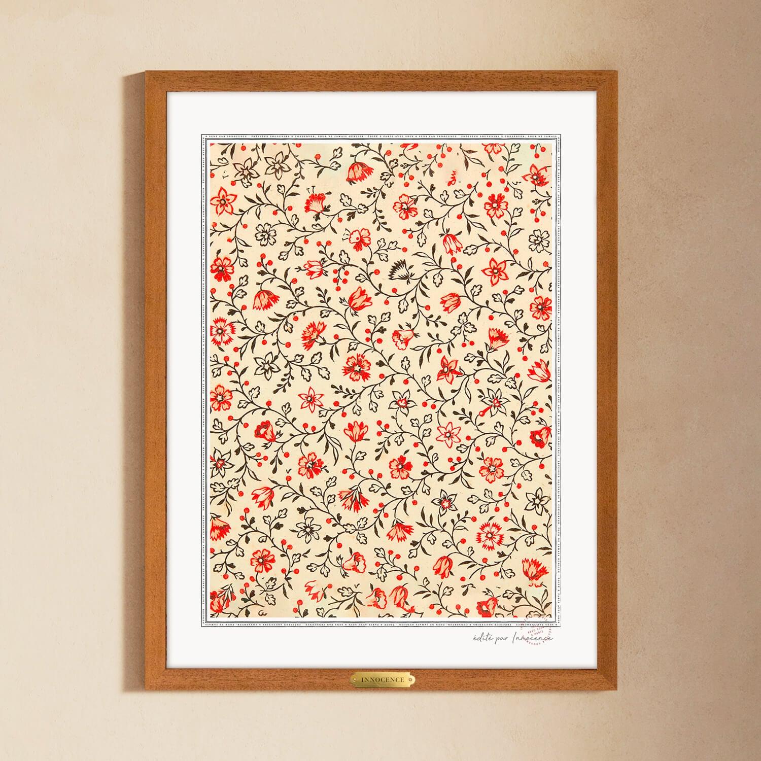 Affiche Boutons rouges