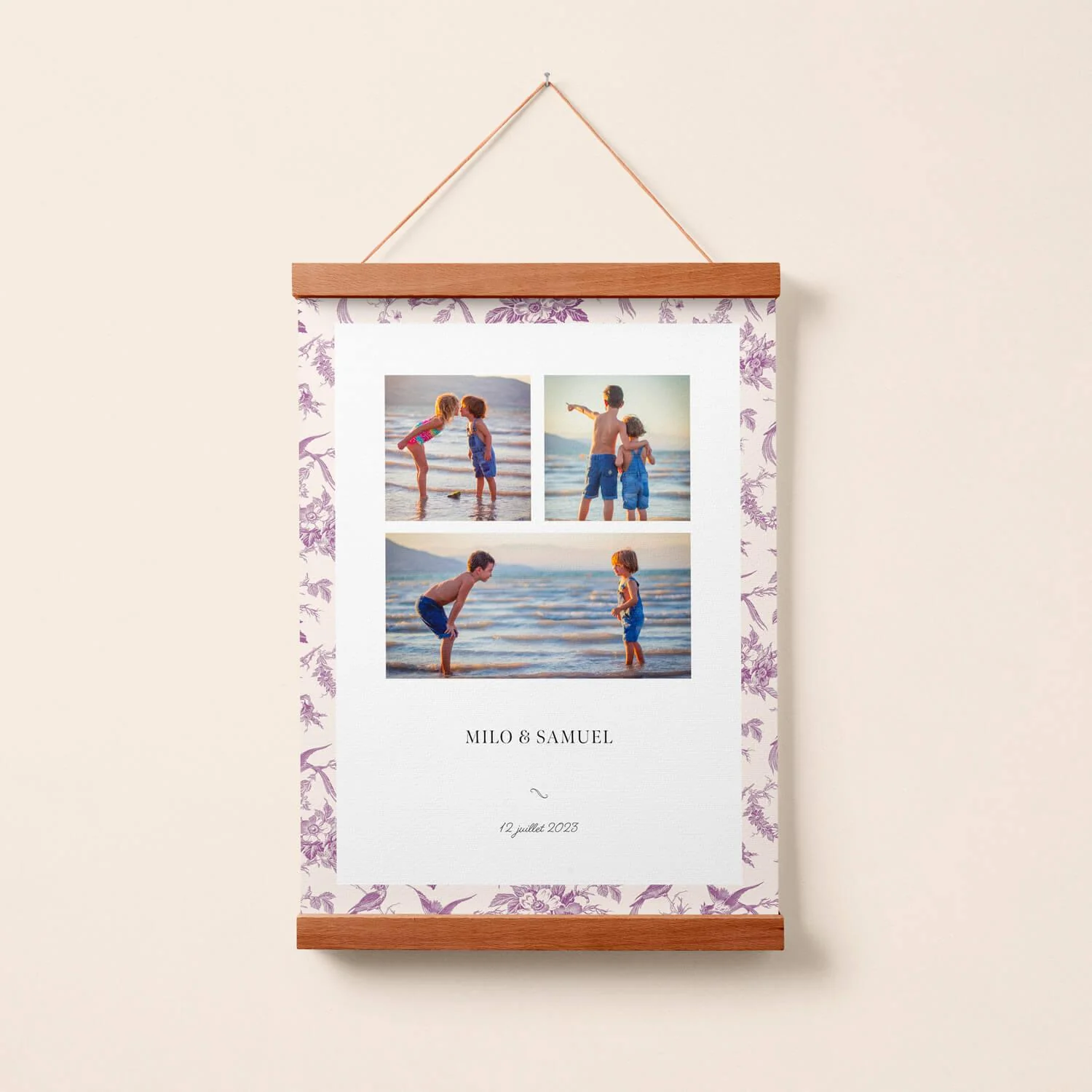 Affiche photo Plumes Mauve - Image 3