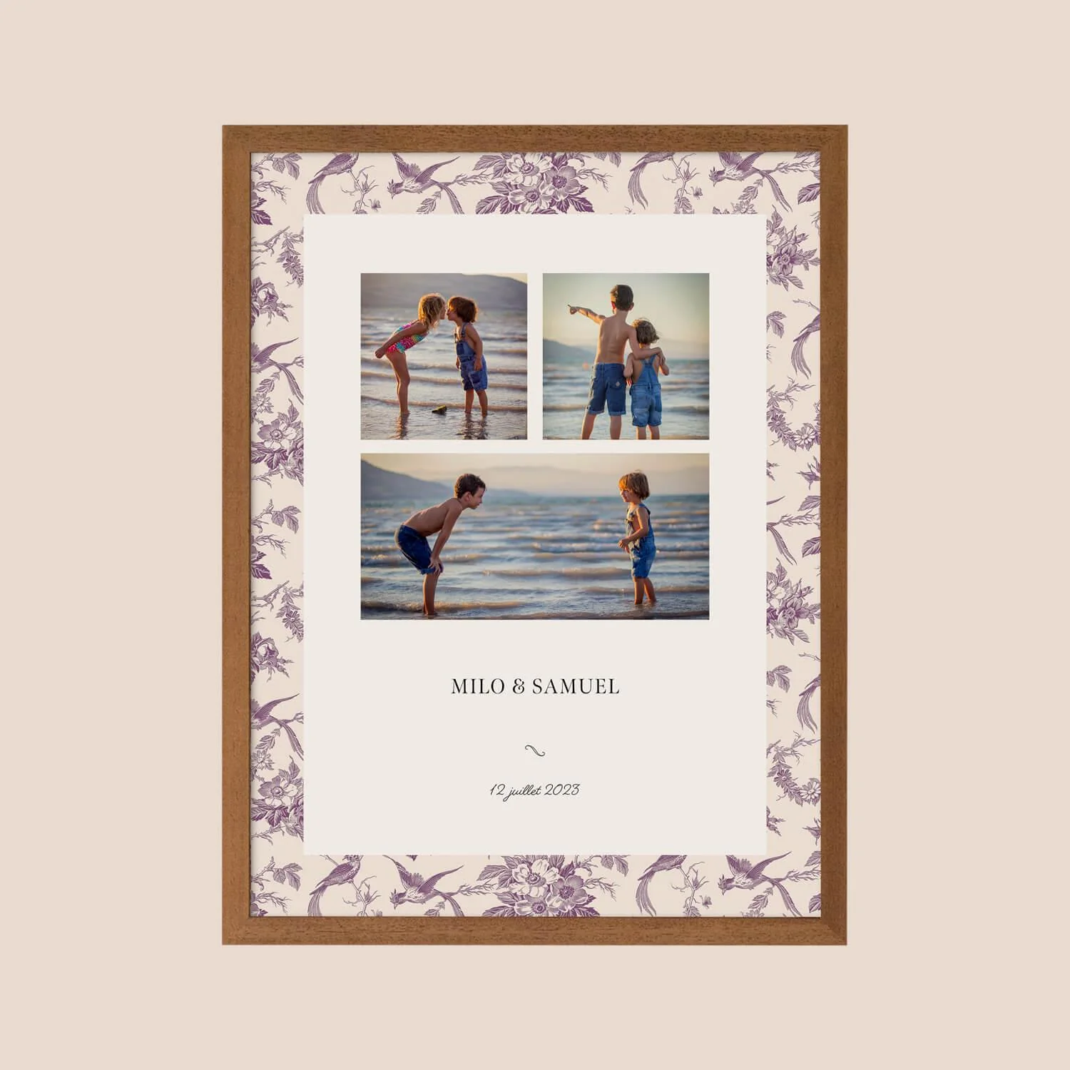Affiche photo Plumes Mauve - Image 4